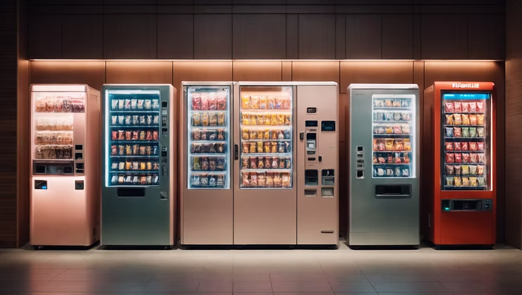 Customized vending machine serving as a personal billboard to boost brand visibility and awareness